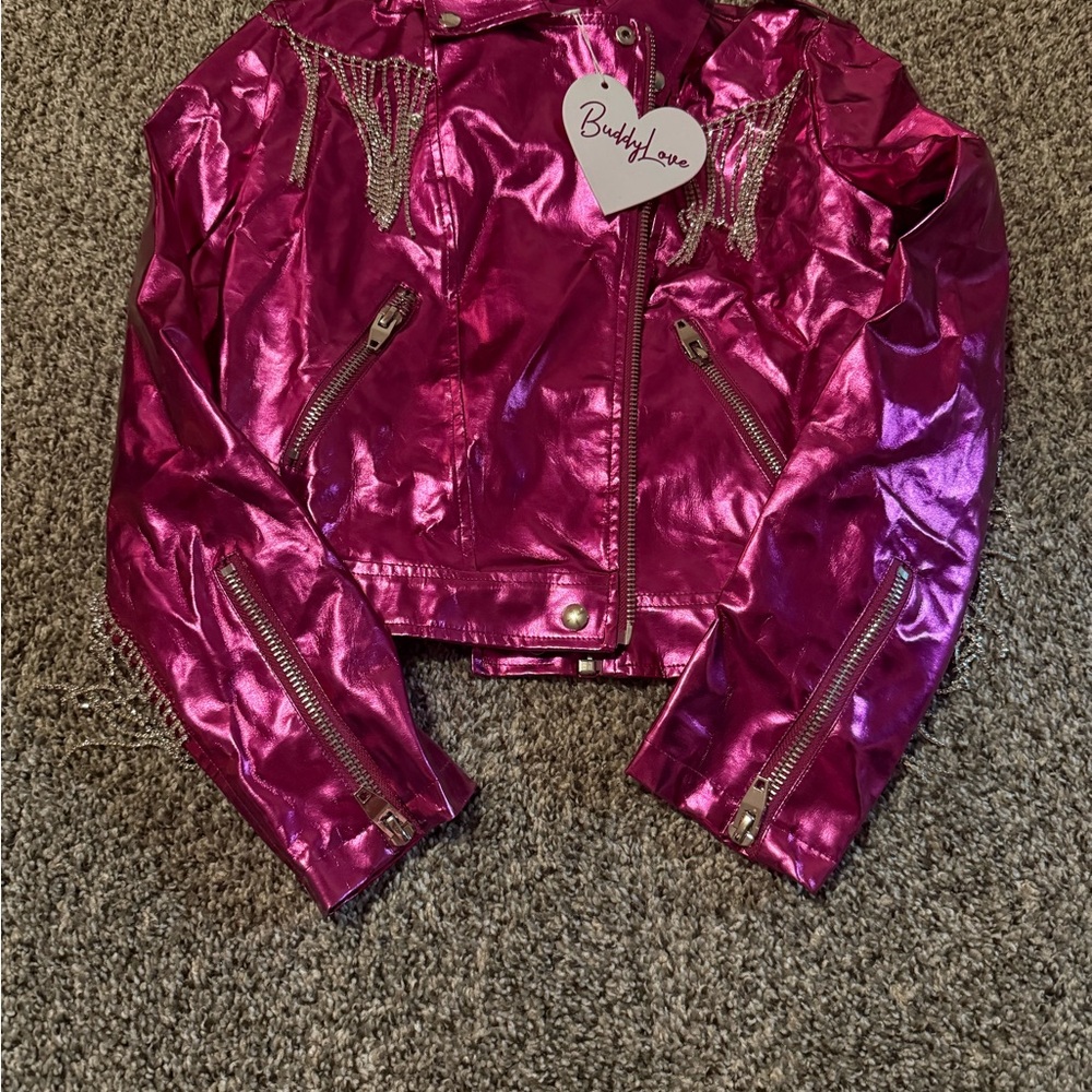 Buddy Love Metallic Pink women’s  Jacket